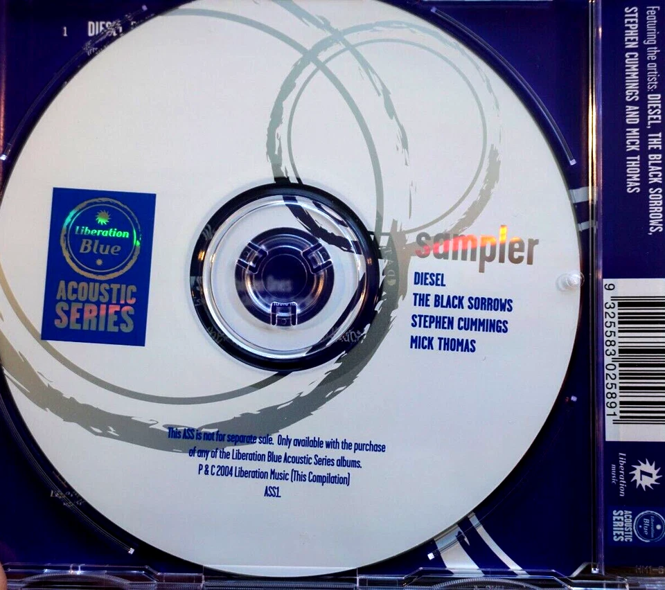 Liberation Blue Acoustic Series Sampler -  CD, VG - Image 2 of 2