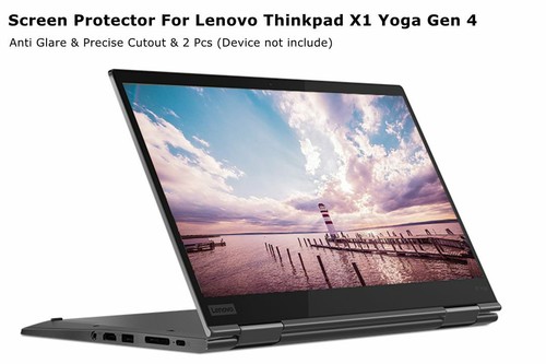 Screen Protector For Lenovo Thinkpad X1 Yoga Gen5 2020 14" Full Screen 2 Pack - Picture 10 of 14