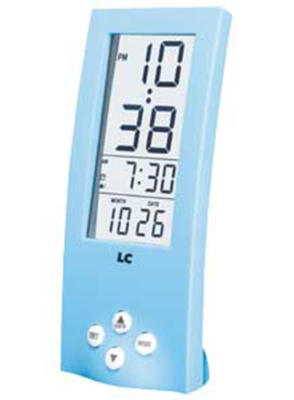 Réveil Edge Bleu Ladydoc 07142