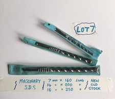 جديد Masonry bits SDS JOB مجموعة 7 (جديد Old Stock )