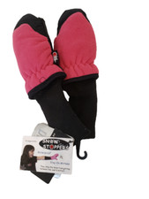 Snow Stoppers Girls Pink Mittens, Thinsulate Waterproof-Insert, Fleece Sz XL