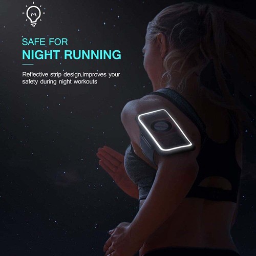 Gym Running Sports Cell Phone Arm Band for iPhone 15/14 Pro/13 Pro Max up to 7" - Picture 5 of 25