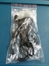 NWOT Black wired stereo earbuds with microphone and 3.5 mm jack