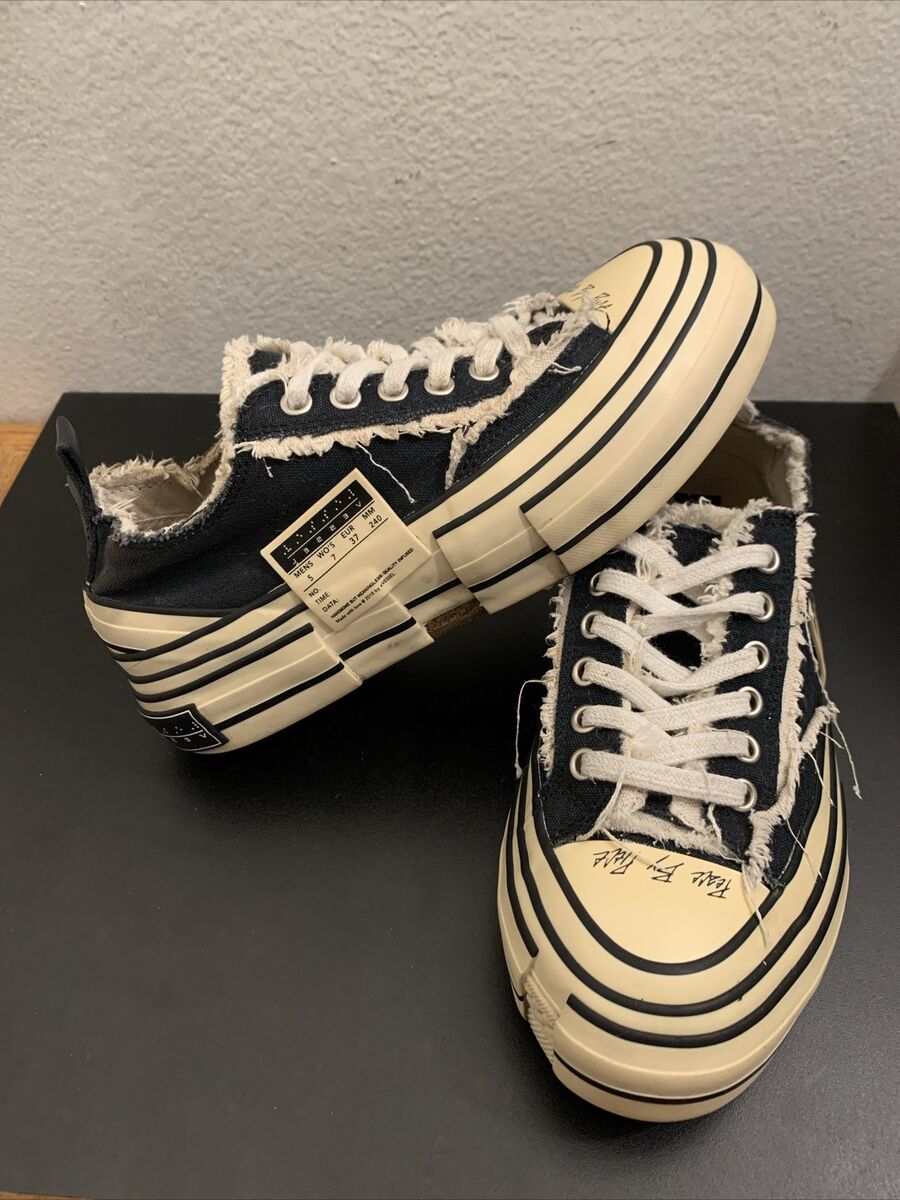 Vessel x Yohji Yamamoto Low Top Canvas Sneakers Black Men 5 Vessel x Yohji Yamamoto Low Top Canvas Sneakers Black Men 5
