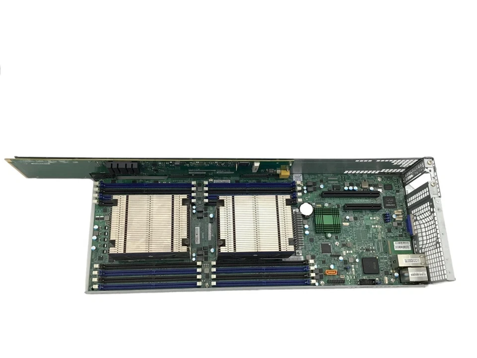 Supermicro 2 Node X10DRT-P Server 8x NVME U.2 Bays 8x U.2 NVME 4x Xeon V4 128G - Image 4 of 4