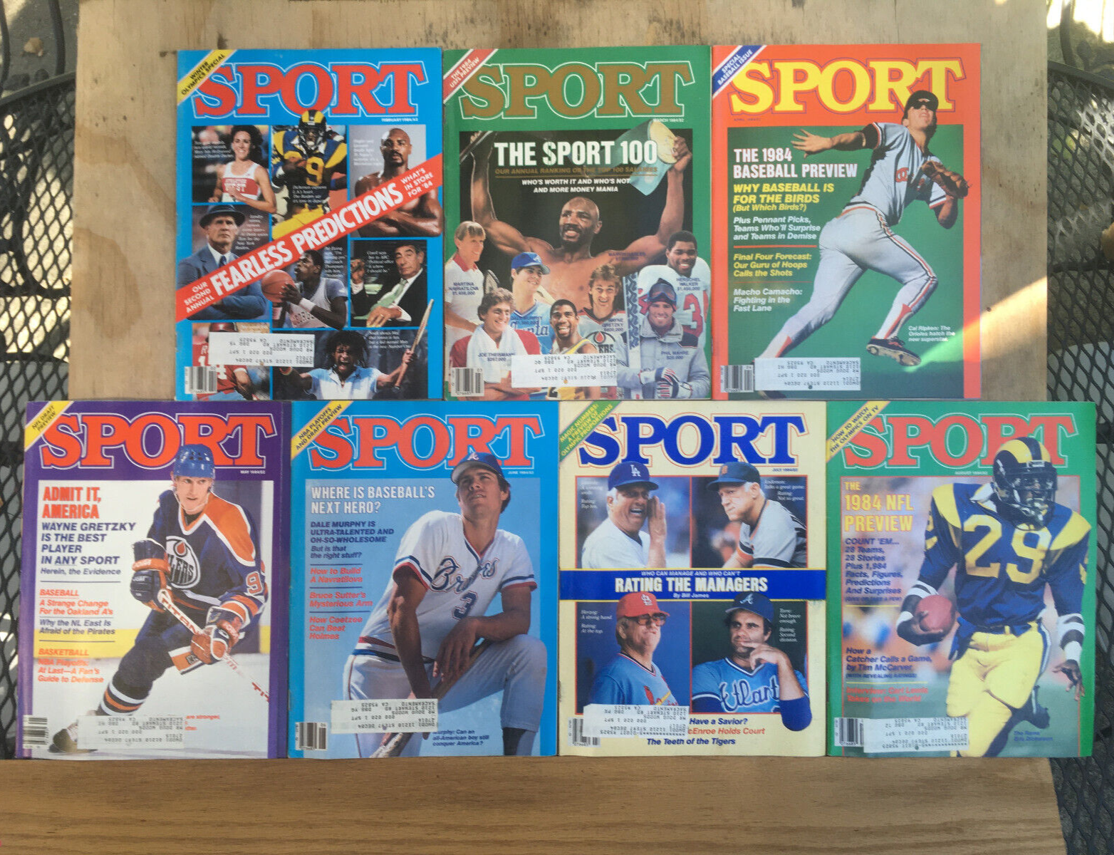 Historic 1980-1981-1982-1983-1984 Issues of Sport Magazine - Set of 28