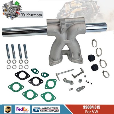for VW BEETLE BUG TYPE 1 SINGLE WEBER 40 IDF 44 IDF  MANIFOLD KIT 99004.315