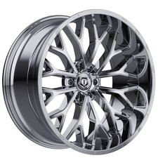 20x12 Tis Wheels 565c Chrome Off-road Rims 4pcs A1