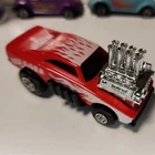 Vintage Matchbox Car 1972 Superfast Red Rider Red With White Flames