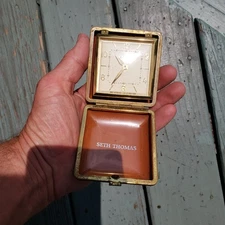 **** Vintage Seth Thomas Pocket Watch Folding UNTESTED