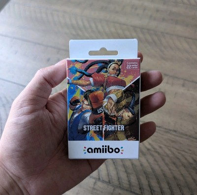 STREET FIGHTER 6 Amiibo Card Pack Box Complete Set 22 Cards