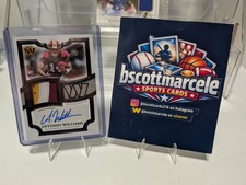 2026 Topps Flagship Antonio Williams Washington Commanders WR RC Patch Auto /10!