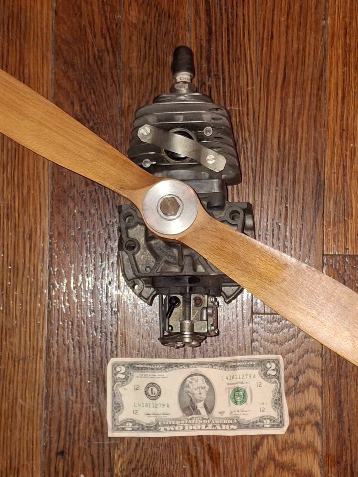 LARGE L☆ SCALE RC PLANE GAS Magneto ENGINE 18" PROP