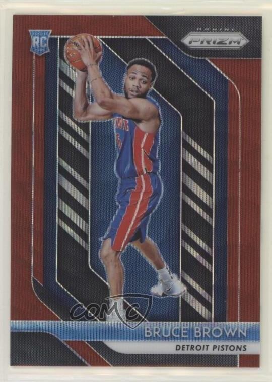 2018-19 Panini Prizm Ruby Wave Prizm Bruce Brown #132 7i2