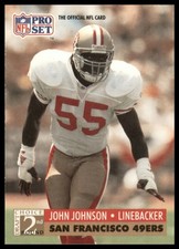 1991 Pro Set - Draft Choice | John Johnson RC #782 San Francisco 49ers