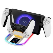 PS5 Portal Controller RGB Charging Dock 14 Light Modes Charging Indicator