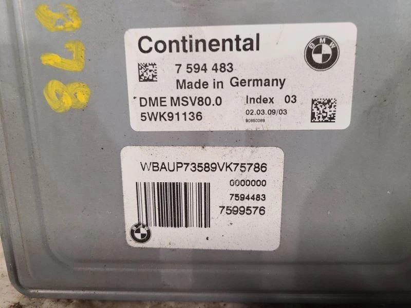 Módulo de control electrónico ECM del motor 3,0 L motor N51 compatible con 08-11 BMW 128i 1885950 Foto 2 de 4