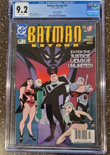 2001 DC Batman Beyond #21 CGC Graded 9.2 Near Mint-