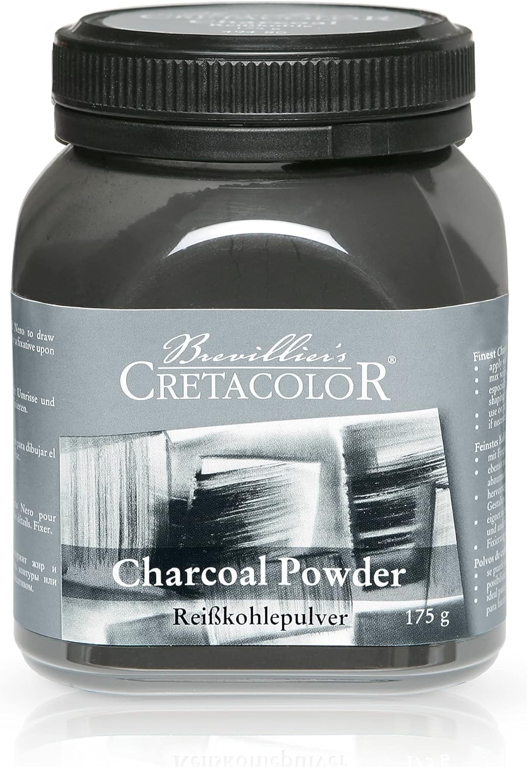 CRETACOLOR Charcoal Powder, 175 gram