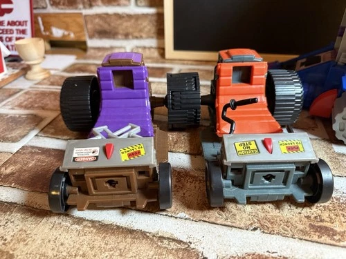 Vintage TMNT Road Ready Mutant Modules Vehicles Lot Playmates Ninja Turtles