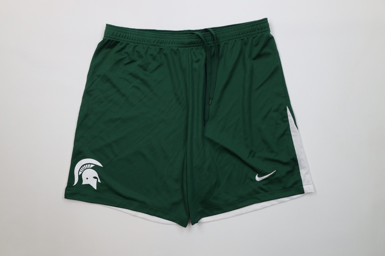 Nike Mens Large Slim Fit Team Issued Michigan State University Football Shorts
