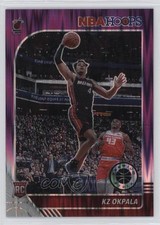 2019 Panini NBA Hoops Premium Stock Purple Flash Prizm 28/35 KZ Okpala #226 16q7