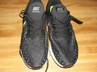Nike Air Zoom Pegasus 35 Black White Running Shoes Men s 10.5 Athletic