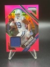 2025 Panini Prizm - Jonathan Taylor Premier Patch Pink Prizm #PJY-JTR - Colts