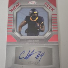 SAGE 2025 Low Series CJ Donaldson Jr. #SPA-CJD Sneak Peek Autograph