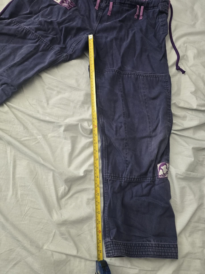 Pantalones Marca Moya Gi Para Hombre A2L PÚRPURA Oficial Jiu Jitsu Gi 100% Algodón Foto 3 de 4