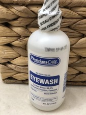 PhysiciansCare by First Aid Only 7-006 Eye Wash Solution 4oz Bottle Eye Flushing