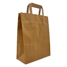 Papiertragetasche 250Stk. 22 x 10 + 28cm Papiert&uuml;ten Einkaufst&uuml;ten