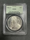 1882 S Morgan Silver Dollar PCGS MS66 Green Label