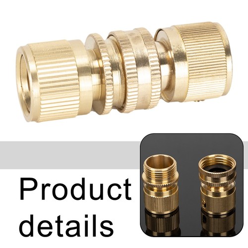 Podwójne złącze węża do 3/4 cala do węży ogrodowych i posypek - Zdjęcie 2 z 12