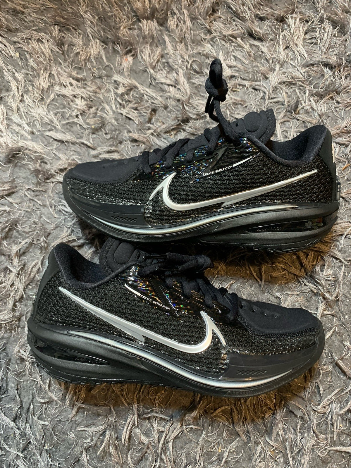 Nike Air Zoom G.T. Cut Black Chrome CZ0175-006 Men's Size 4.5/ 6 Women’s thumbnail 2