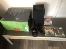 Microsoft XBOX Series X 1TB Console in box includes 3 x games ( No Controller )