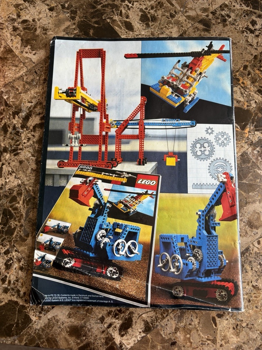 Vintage 1980 LEGO 8860 Expert Builder Car Chassis TECHNIC