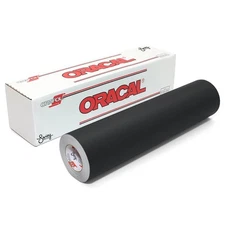 631 Adhesive Vinyl, 12" x 6', Black