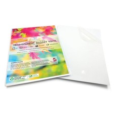 Evergreen Goods A4 20 Sheets 90gsm  Clear, Glossy 95 Transparent Vin...