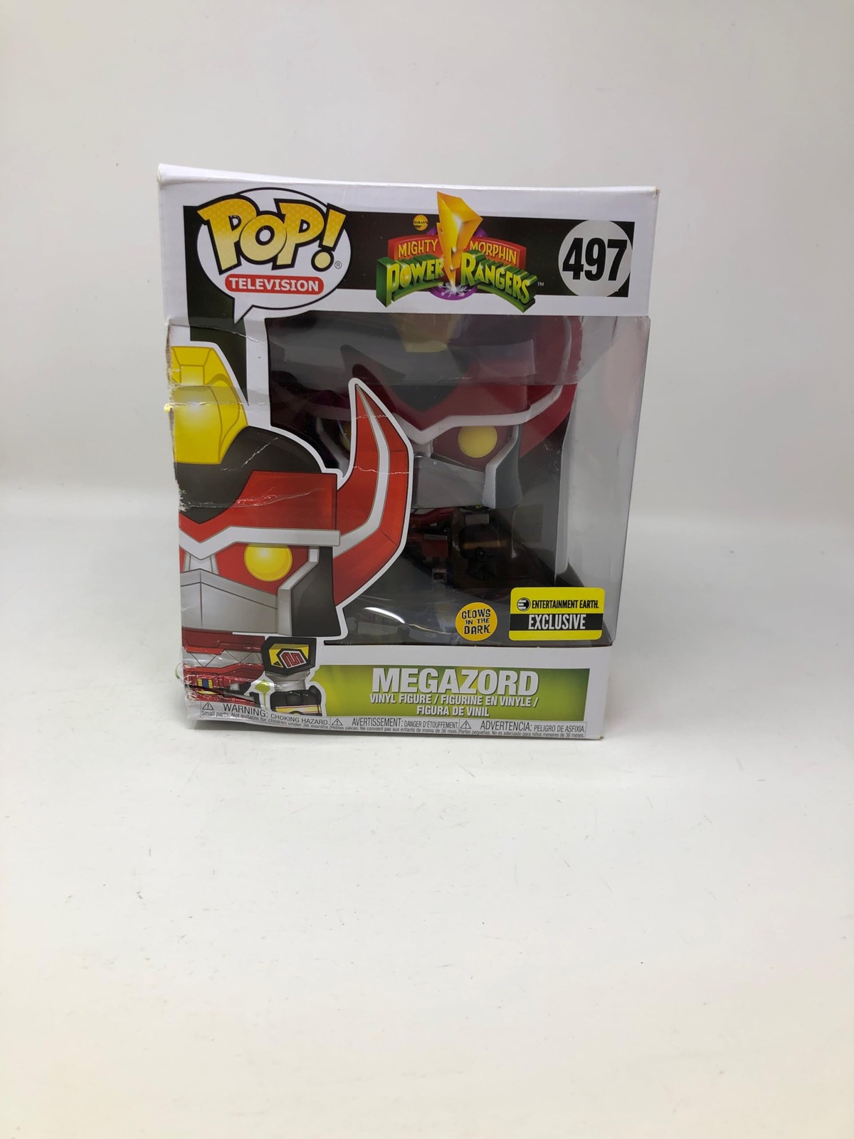 Funko Pop! Megazord Glow In The Dark Supersize #497 Caja Dañada Ver Fotos