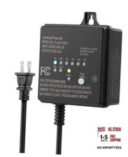 60W 120V AC to 12V DC Outdoor Low Voltage Transformer with Timer Photocell 60W