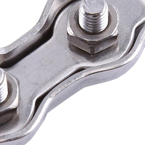 M3 Duplex in acciaio inossidabile Clip 10 pezzi Bulloni duplex Cavo metallico Cavo Clip per morsetti Morsetti per corde Morsetti Pinza