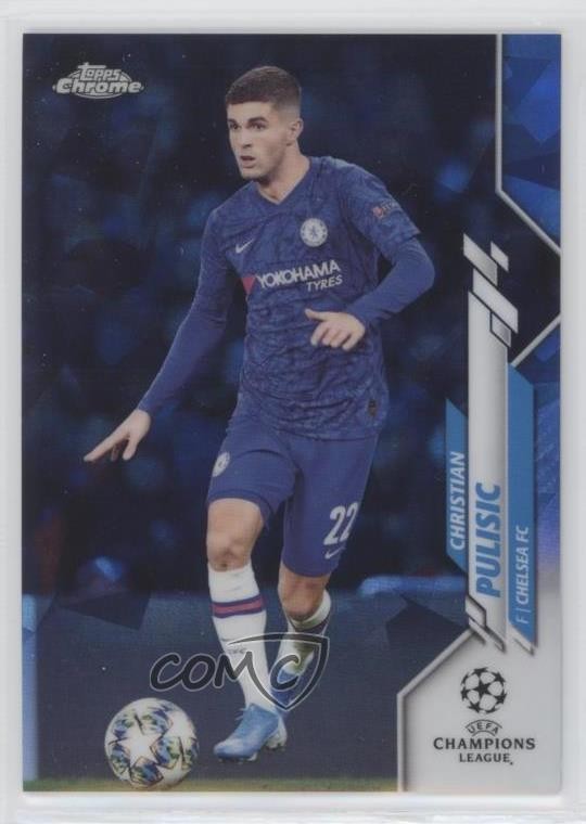 2019-20 Topps Chrome UEFA Champions League Sapphire Christian Pulisic #47 0b67