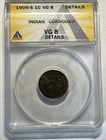 1909 S Indian Head Cent ANACS VG Details Key Date Low Mintage