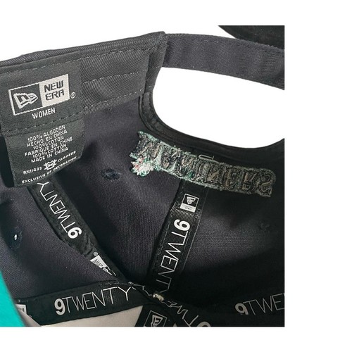 Cappello donna regolabile ricamato lucido Seattle Mariners berretto logo S MLB baseball - Foto 11 di 13