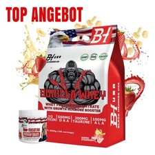 Aukcja Gorilla Whey 5kg Banan Truskawka + GRATIS Nano Creatine -Black Hammer USA