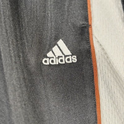 Vintage 90s Adidas Shiny Track Pants Mens Medium Black White Snap