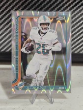 2025 Topps Chrome Football Devon Achane Ray Wave Refractor Miami Dolphins