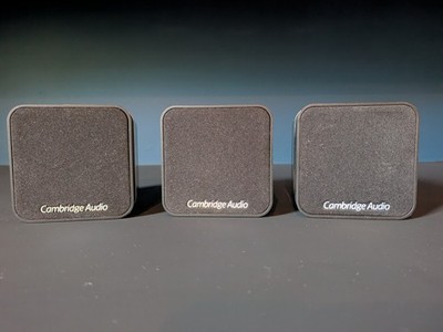 Set of 3 Cambridge Audio MINX MIN 12 Satellite Speakers  (Black)