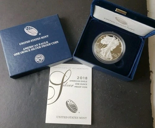 2018 W Proof $1 American Silver Eagle Dollar